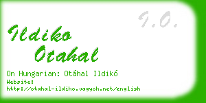 ildiko otahal business card